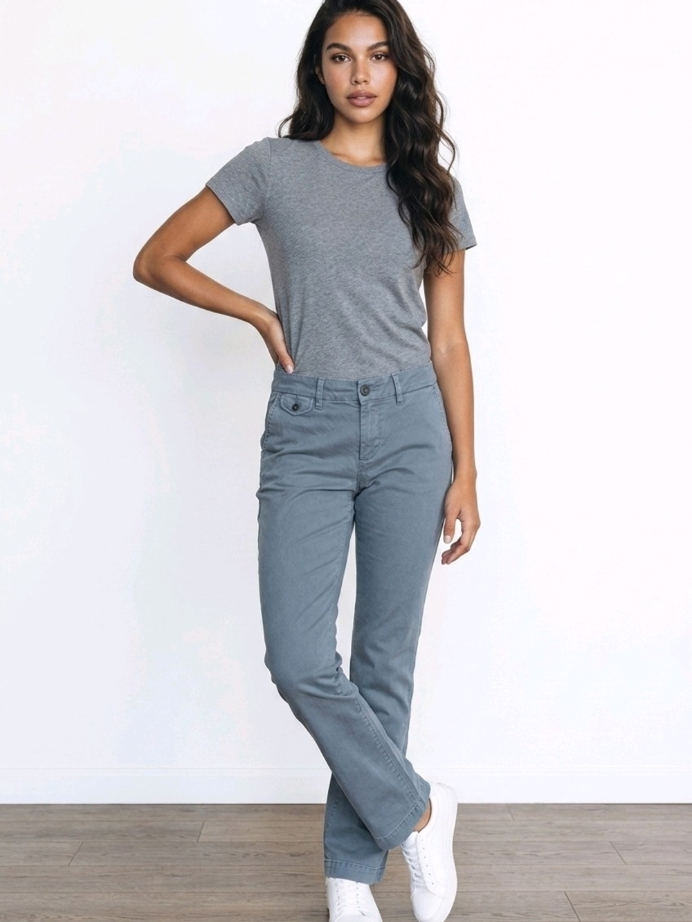NWT Anthropolgie Blue Paperboy Chino Pants ~size 8